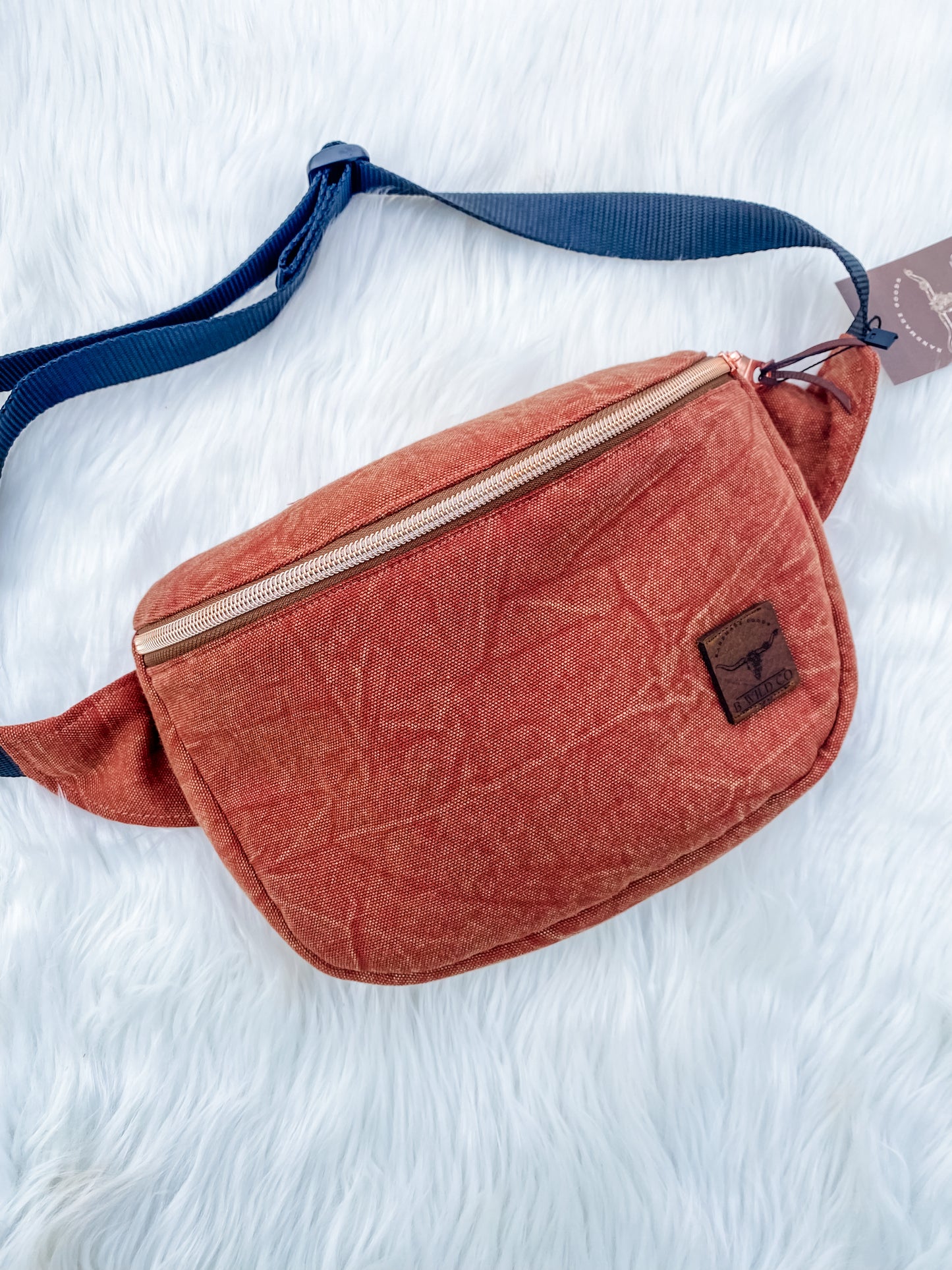 Rusty Washed Canvas Belt Bag