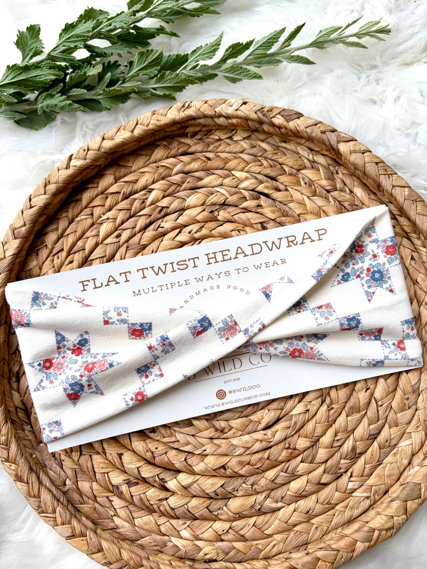 Americana Summer Cotton Flat Twist