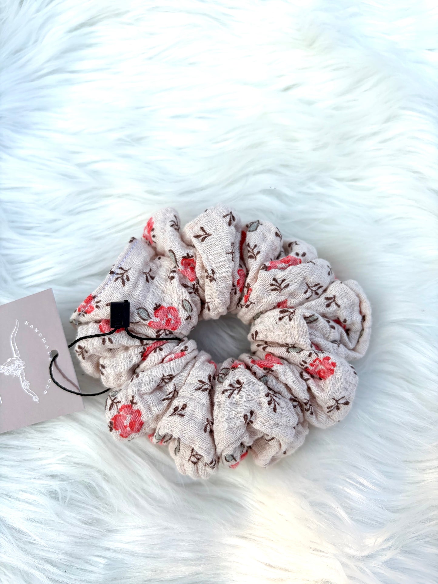 Floral Vintage Scrunchie