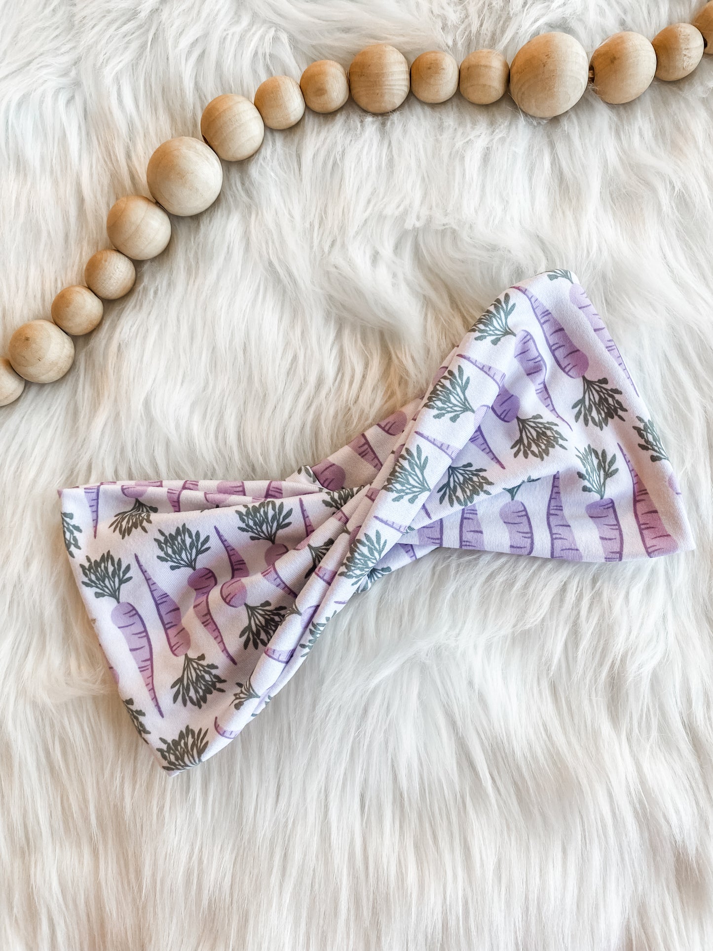 Purple Carrots Bamboo Flat Twist