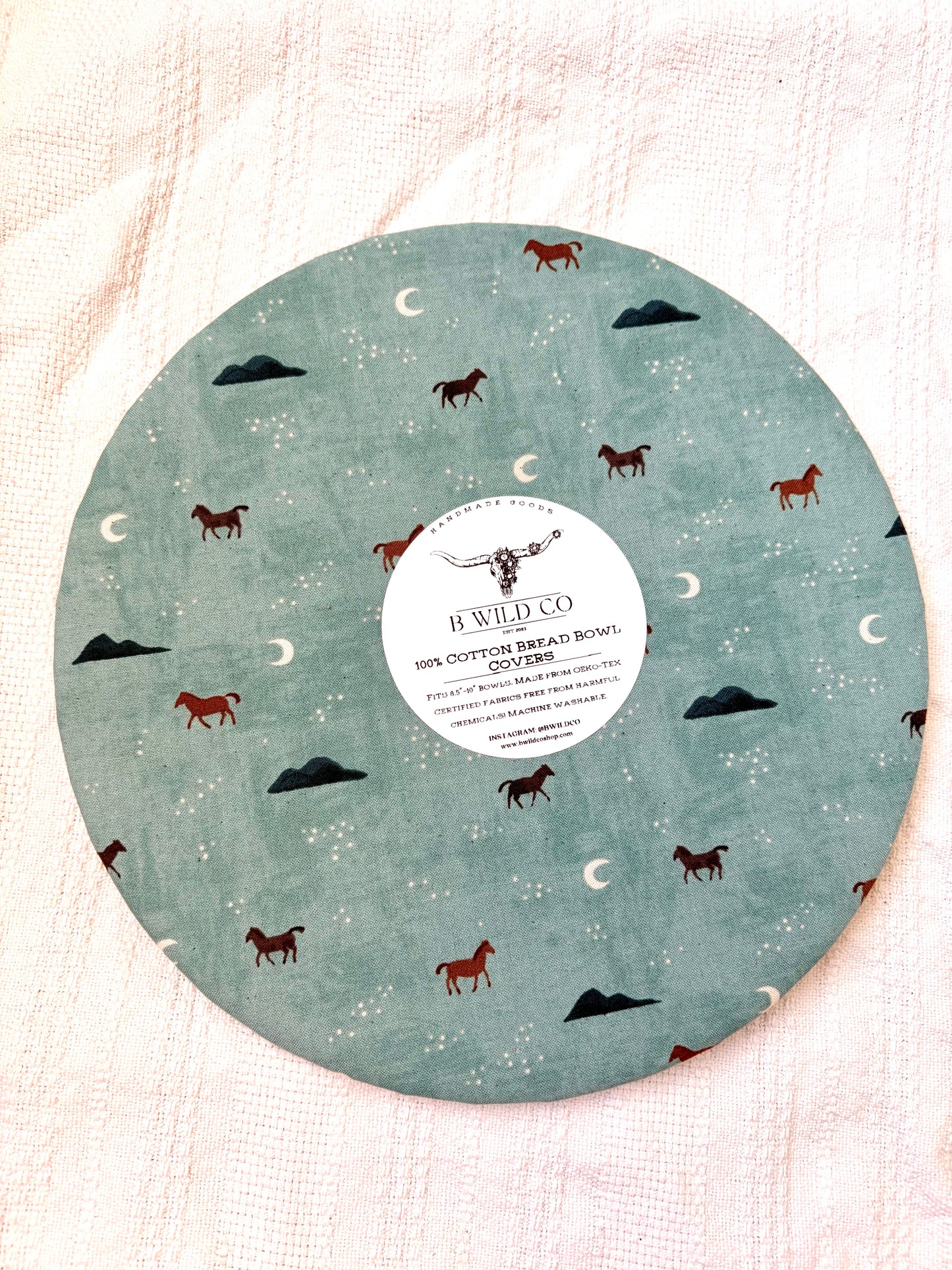 Wild Horses Bowl Cover