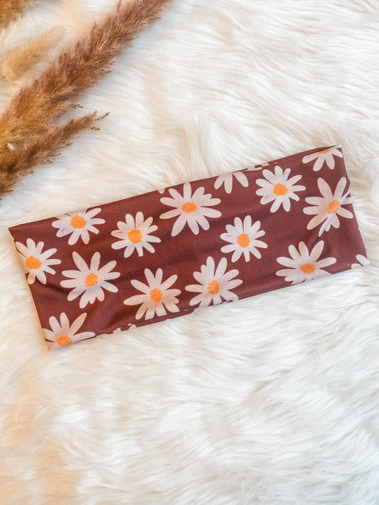 Brown Daisy Flat Band