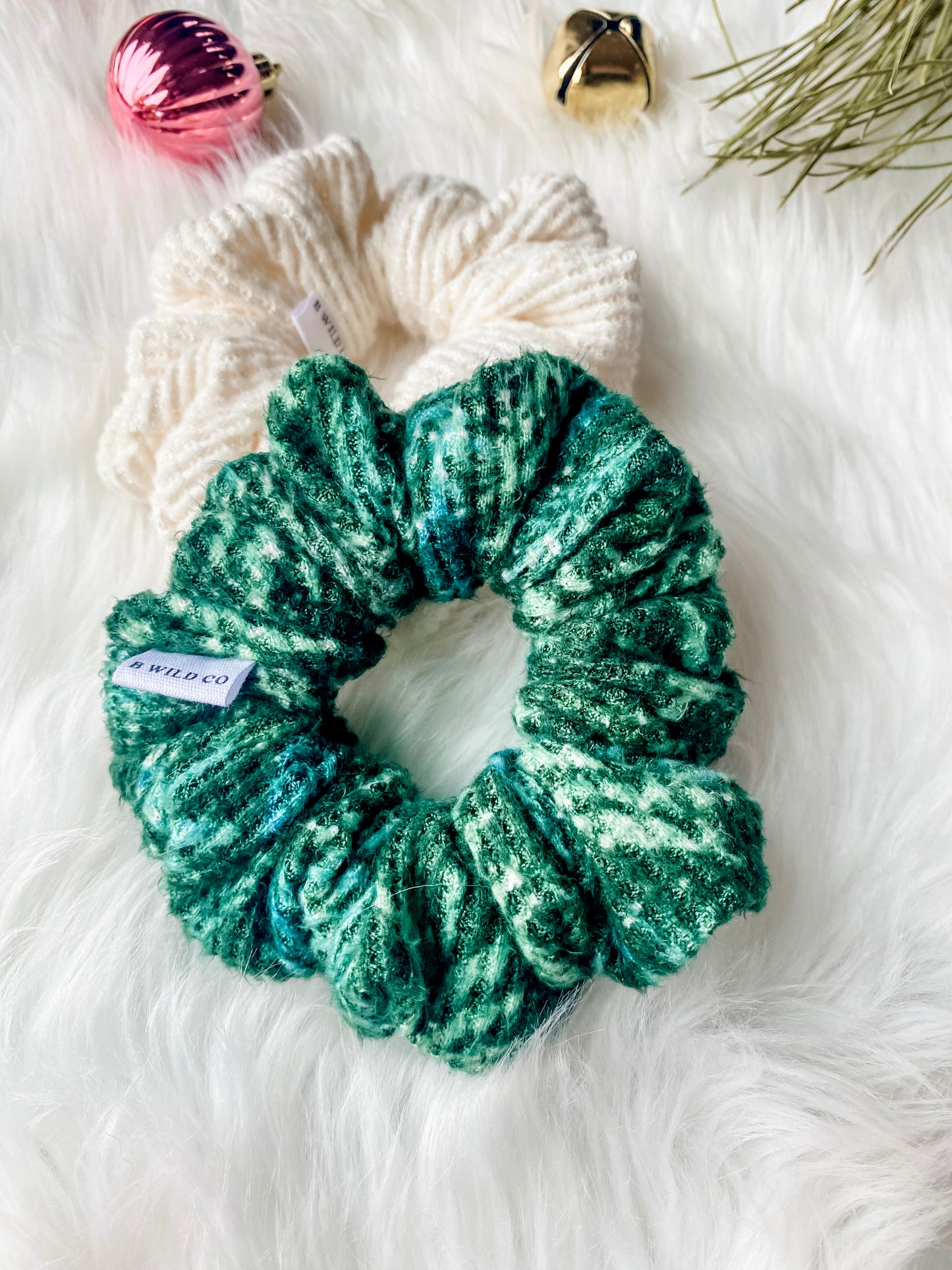 Cozy Waffle Scrunchies