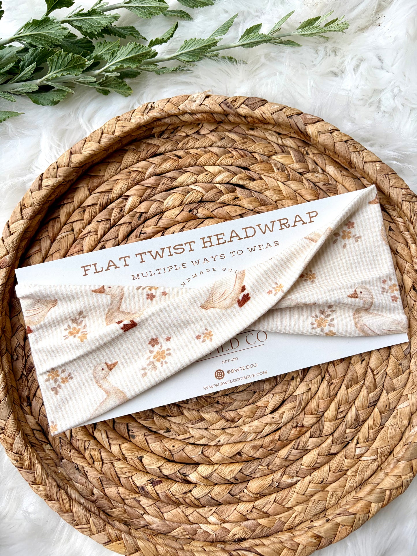 Country Goose Cotton Flat Twist