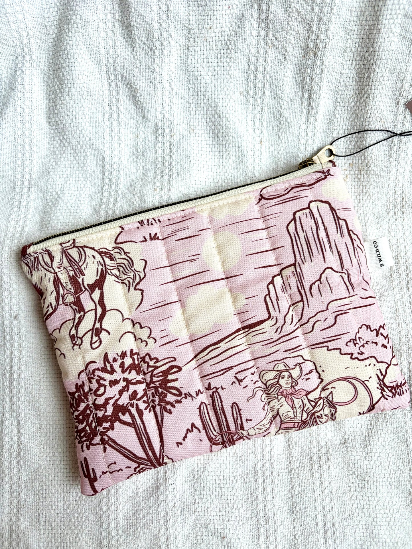 Desert Cowgirl Zip Pouch