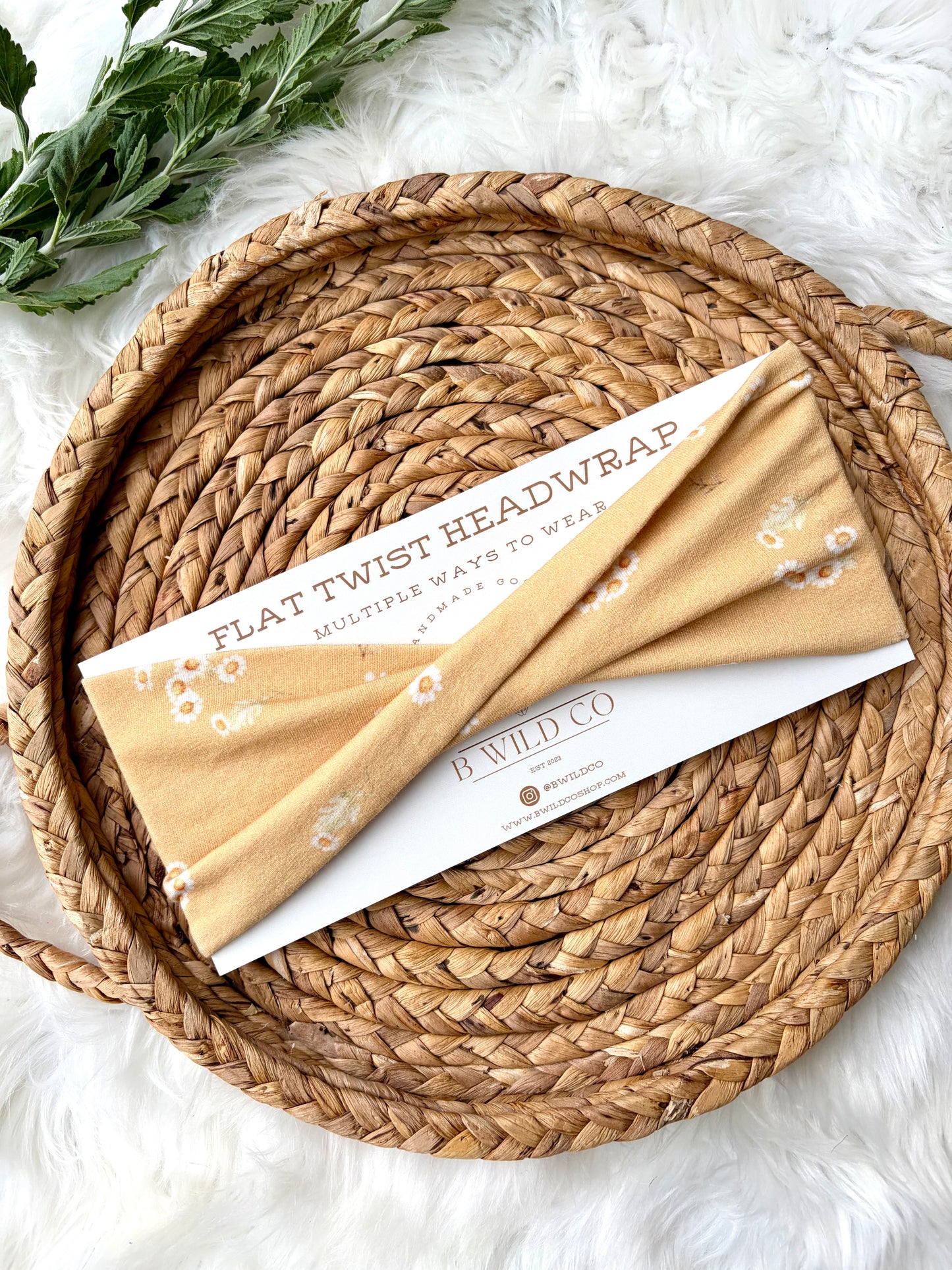 Buttery Daisy Cotton Flat Twist