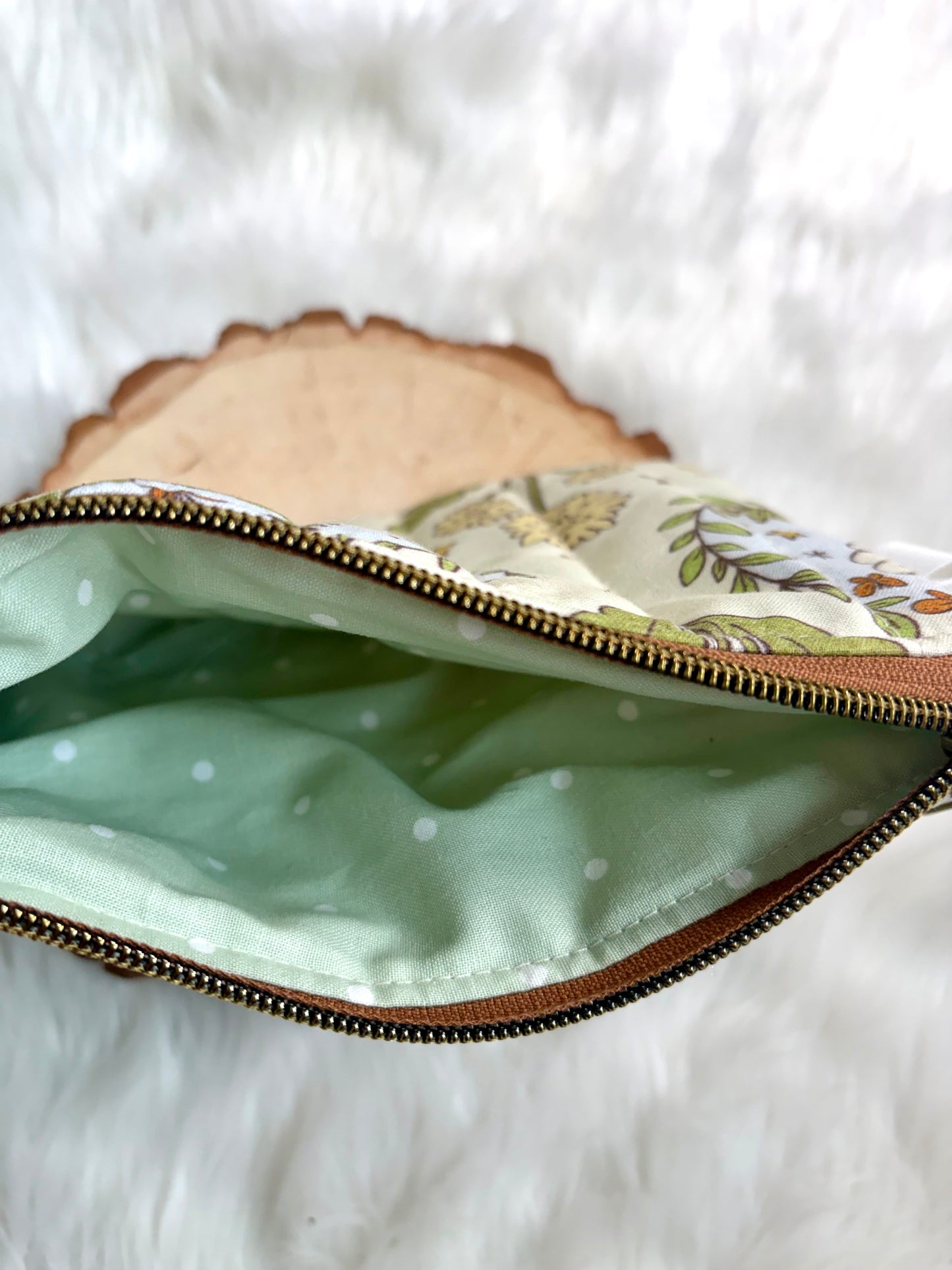 Busy Goose Quilted Zip Pouch